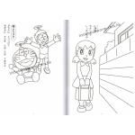 【哆啦A夢日本填色冊】2本套書 (多啦A夢)