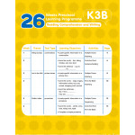 26週學前教育系列：幼兒英語-閱讀理解及寫作K3 (2本套書)