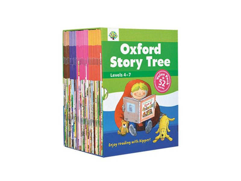 牛津 Oxford Story Tree 兒童故事書超值套裝 level 4-7 (52本套書)+Stickers
