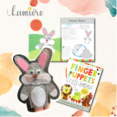 Lumiere - DIY Pack 1️⃣Finger Puppets Pack (兔子&甲蟲) (材料包 , 不連書)
