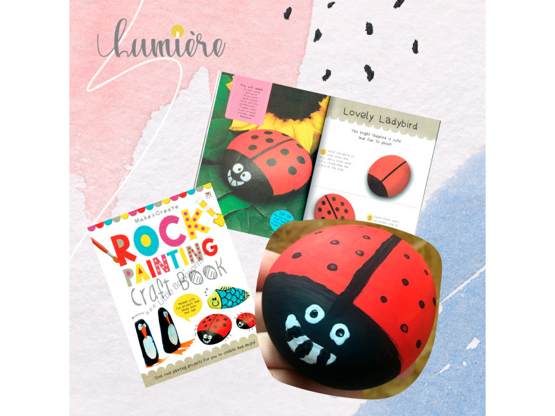 Lumiere - DIY Pack 3️⃣Rock Painting Pack (甲蟲&企鵝) (材料包 , 不連書)