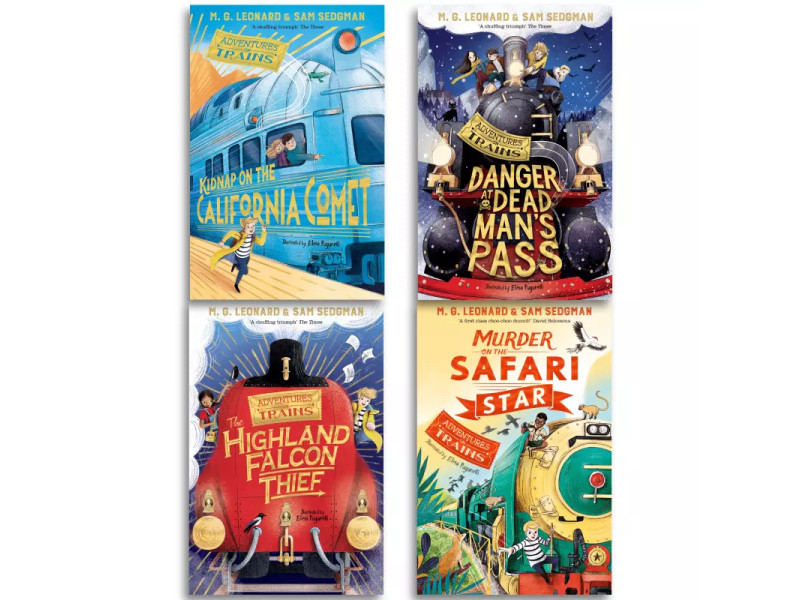 Adventures on Trains Collection (4 Books)