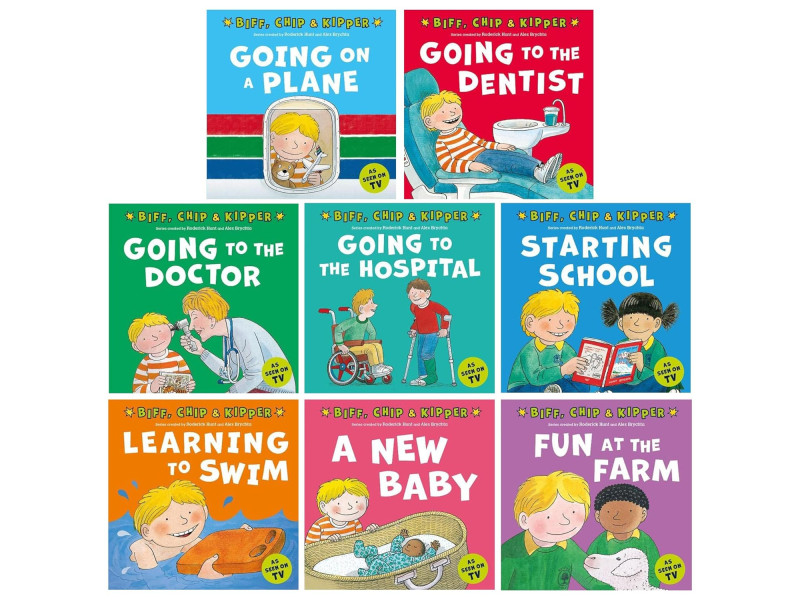 First Experiences with Biff, Chip & Kipper Collection (8 Books)