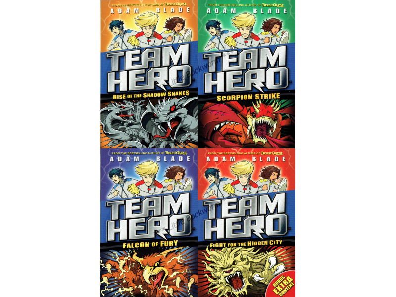 Team Hero Early Reader Collection Series 2 (4 books)