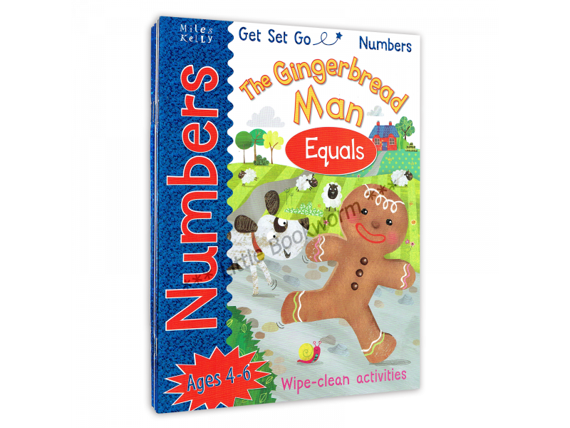 Miles Kelly Wipe-clean Early Mathematics Activities Collection (4 books)